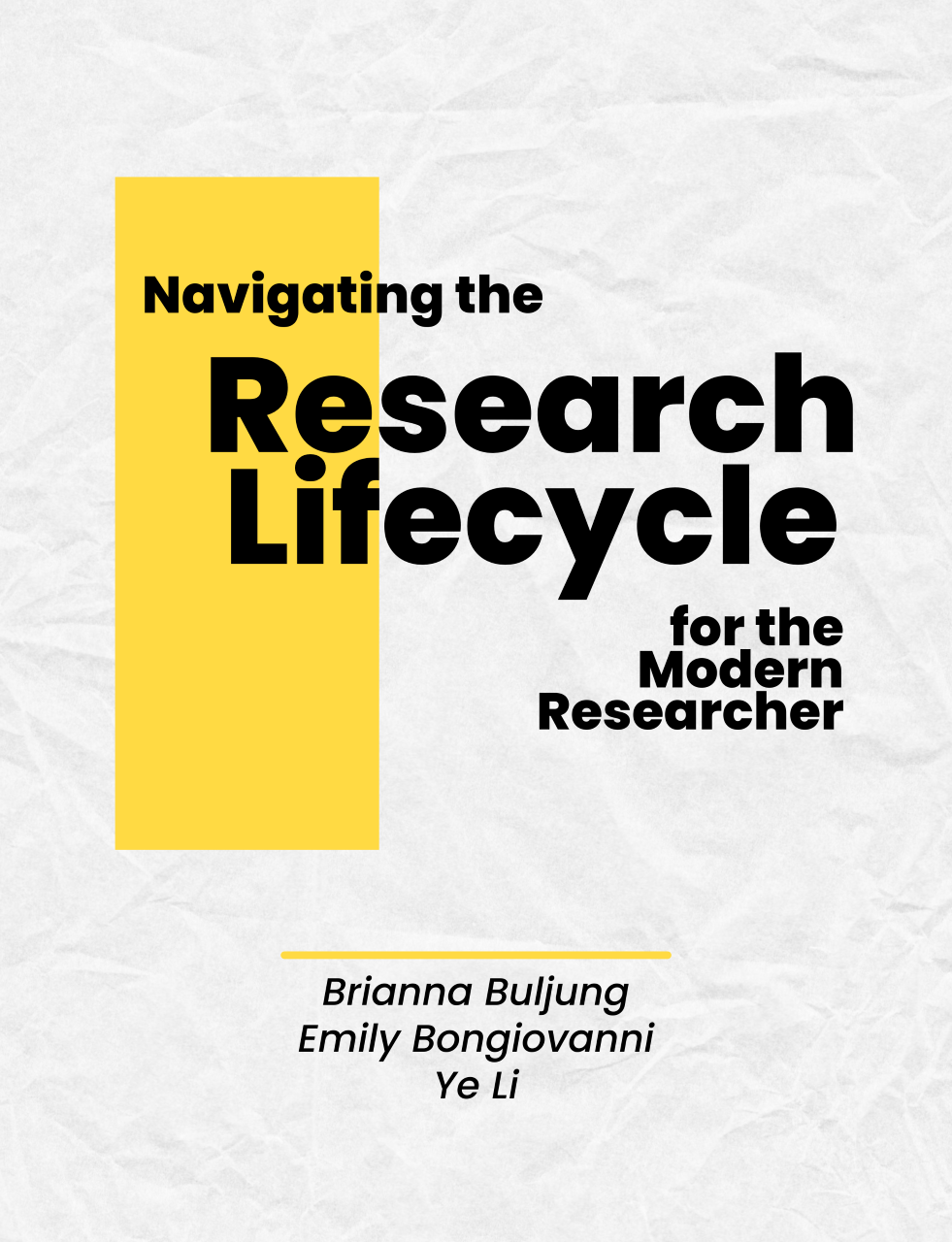 Cover image for Navigating the Research Lifecycle for the Modern Researcher