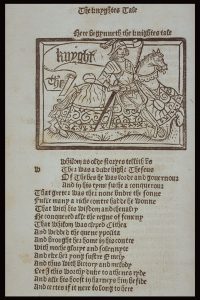 A page from the Canterbury Tales