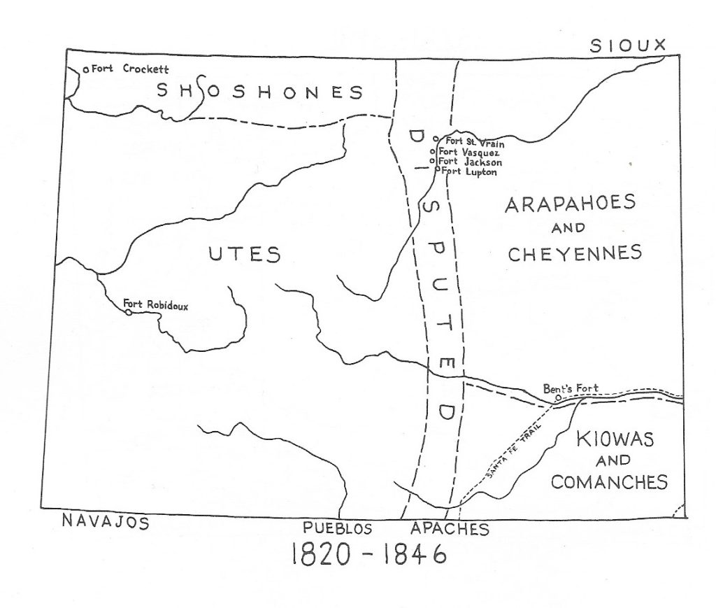 Indians in Colorado early 1800s