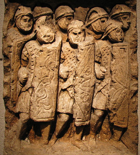 Glanum-stele legionnaires